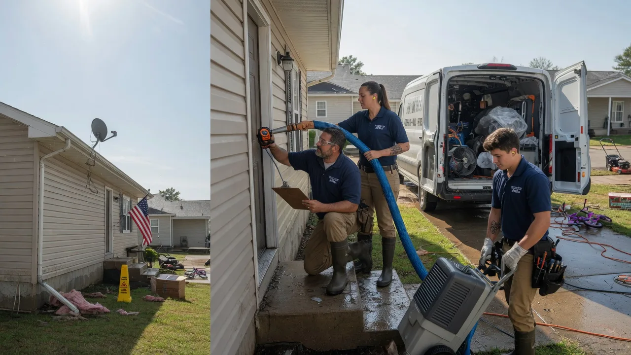 Ceiling Water Damage Restoration in Colfax, IL near me